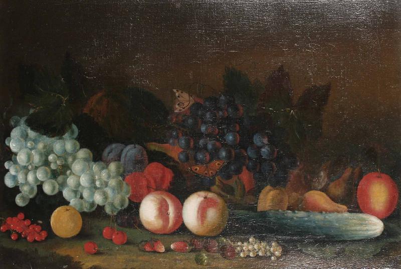 George Washington Lambert Still life of mixed fruit oil painting image